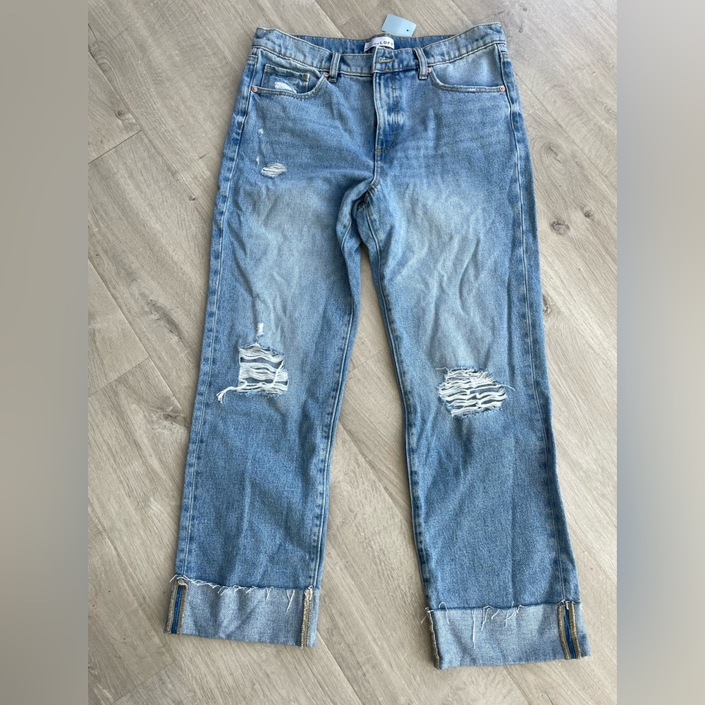NWT Loft boyfriend jeans